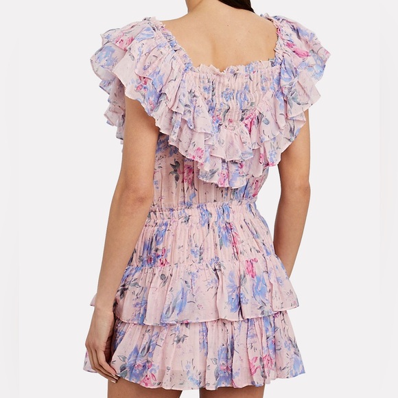 LoveShackFancy Fatima Mini Dress in Whispering Lilac
Size small - Picture 3 of 4